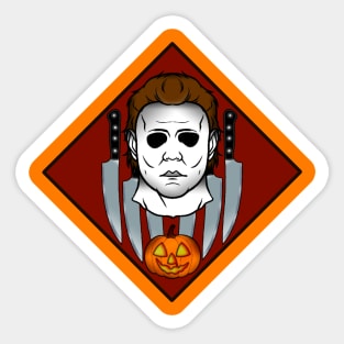 Halloween Slasher Sticker